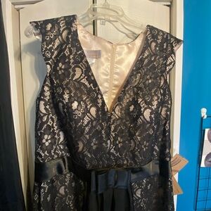 Black Lace Formal Dress